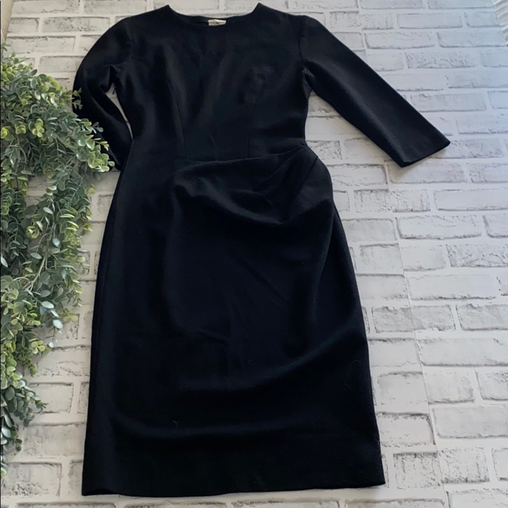 Luisa Spagnoli Black Midi Sheath Dress